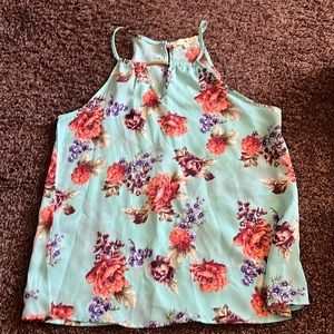 Tank top dress shirt